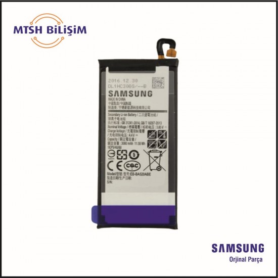Samsung Galaxy A Serisi A5 2017 (A520F) Orijinal Batarya (GH43-04680A)