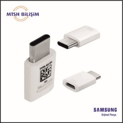 SAMSUNG USB KONEKTÖRÜ, BEYAZ, MİKRO USB'DEN TYPE-C'YE (ADAPTÖR / KONEKTÖR) (GH98-40218A)