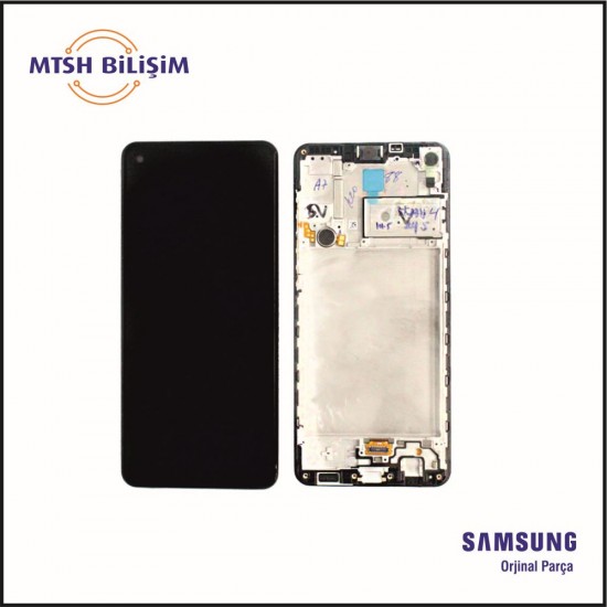 Samsung Galaxy A Serisi A21s (A217F) Orijinal Lcd (GH82-22988A) Siyah