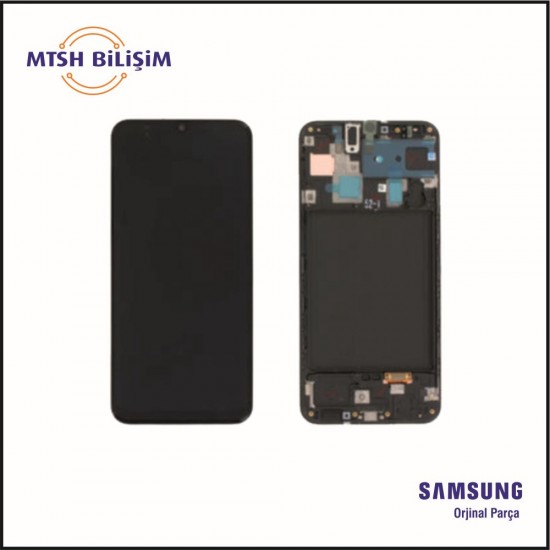 Samsung Galaxy A Serisi A30 (A305F) Orijinal Lcd (GH82-19725A) Siyah