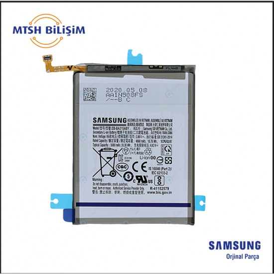 Samsung  Galaxy A22 -A32  (SM-A225F) Orjinal Batarya  EB-BA315ABY 5000mAh GH82-25567A )