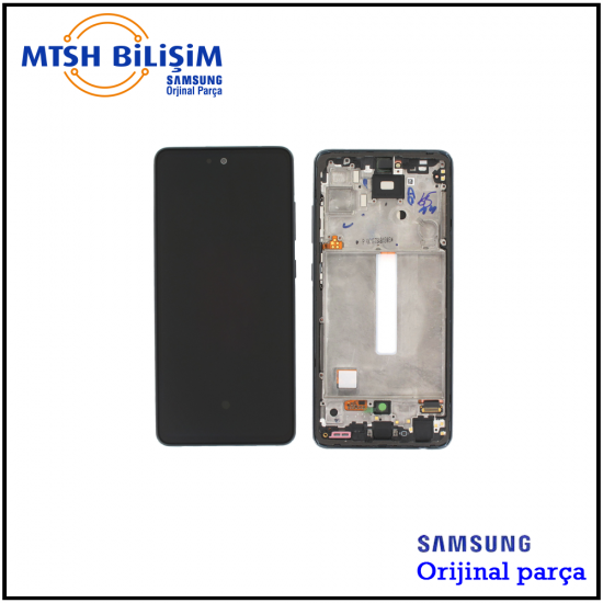 Samsung Galaxy A Serisi A52 (A525F) Orijinal Lcd (GH82-25754C) Siyah