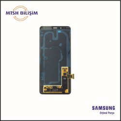 Samsung Galaxy A Serisi A8 2018 Plus (A730F) Orijinal Lcd (GH97-21535A) Siyah