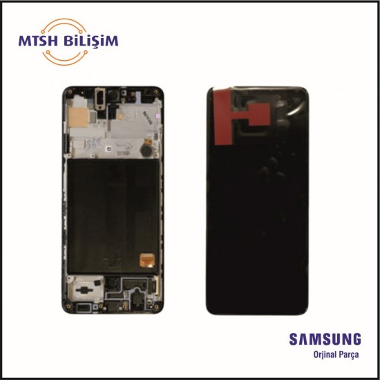 Samsung Galaxy A Serisi A51 (A515F) Orijinal Lcd (GH82-21680A) Siyah